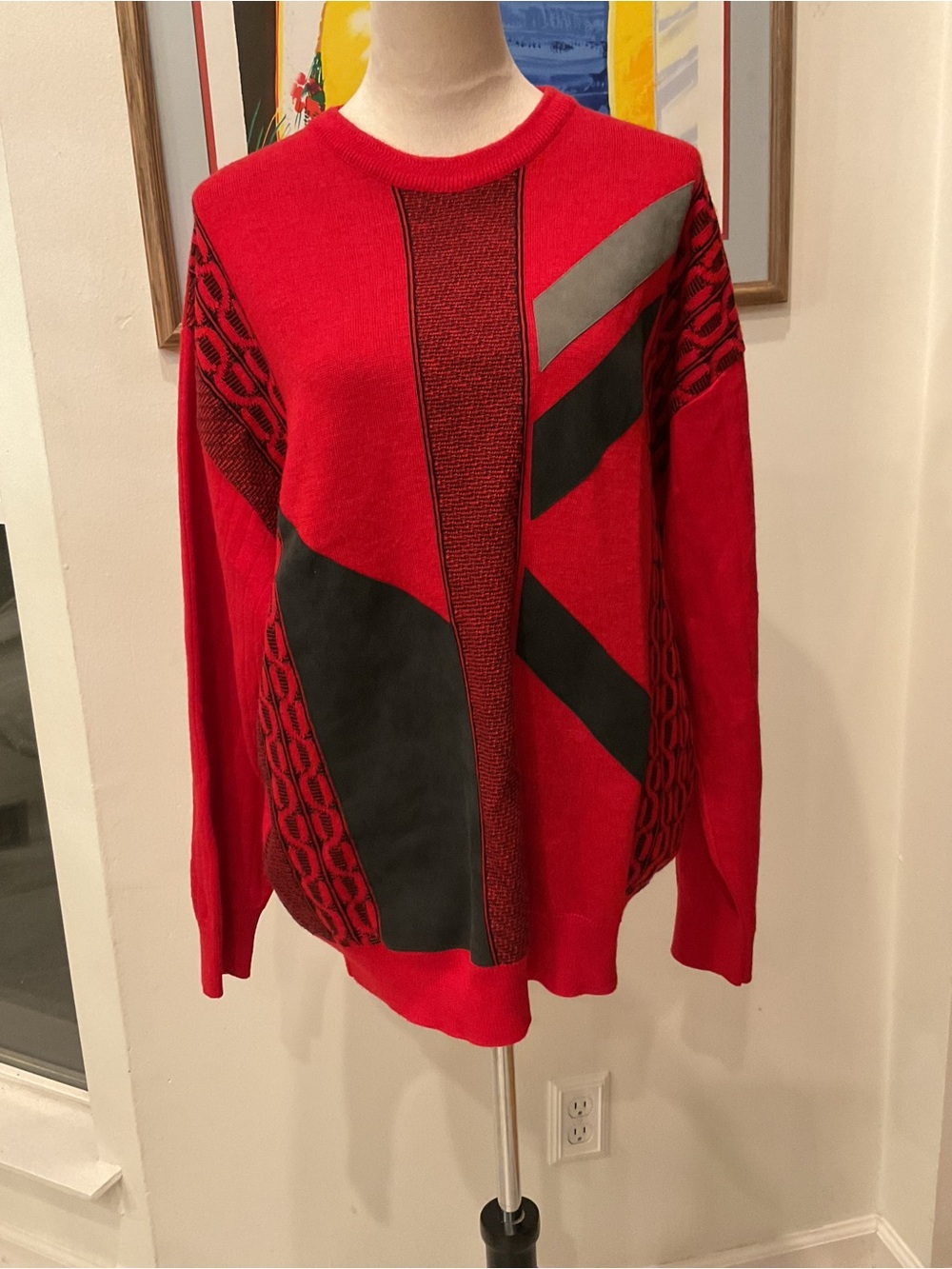 Franco Ponti Wool Blend Crewneck Sweater